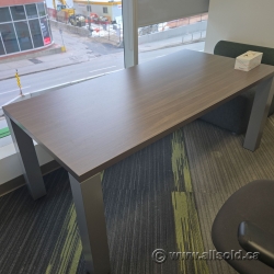 Knoll 72 x 36 Boardroom Office Meeting Table w/ Grey Legs Knoll 72 x 36 Boardroom Office Meeting Table w/ Grey Legs